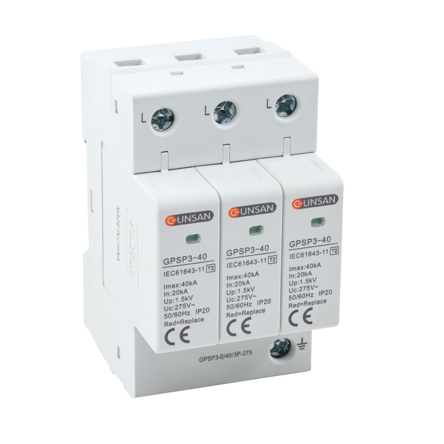 Günsan Valta Parafudr 4 Kutup 3P+N 275 V