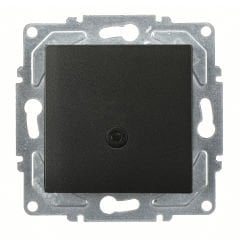 Günsan Visage Metalik Siyah Vidalı Kulaklık Jakı