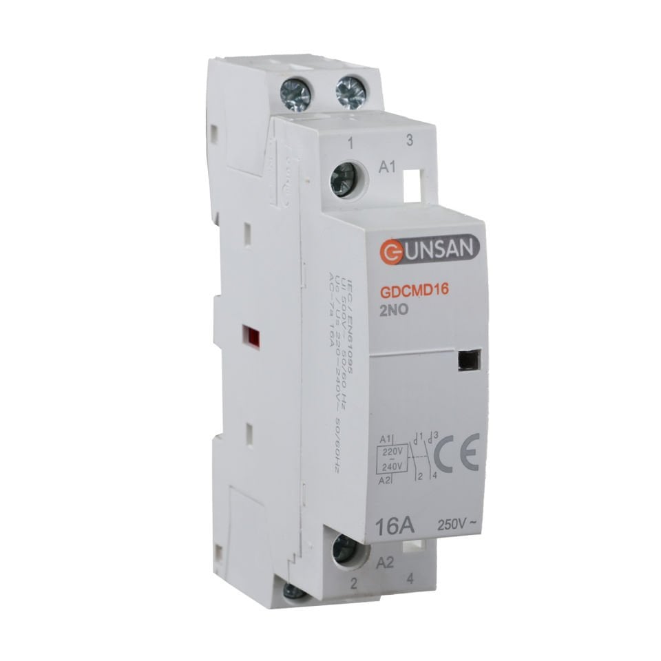Günsan Valta Modüler Kontaktör 16A 2P 2NO
