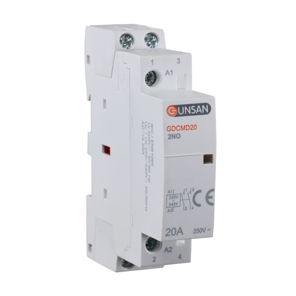 Günsan Valta Modüler Kontaktör 20A 2P 2NO