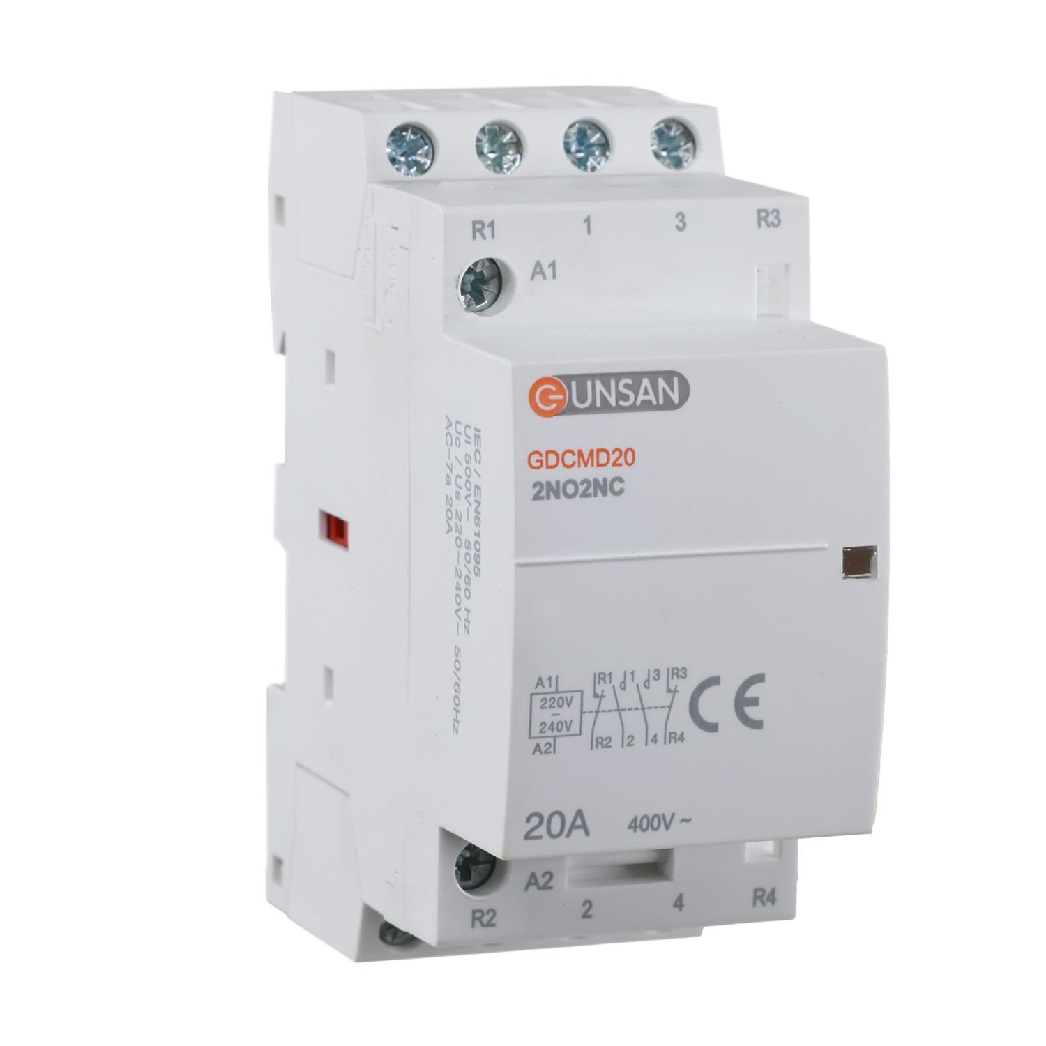 Günsan Valta Modüler Kontaktör 20A 4P 2NO+2NC