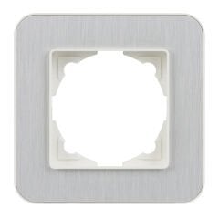 Günsan Radius Fildişi Beyazı & Silver Light Tekli Çerçeve