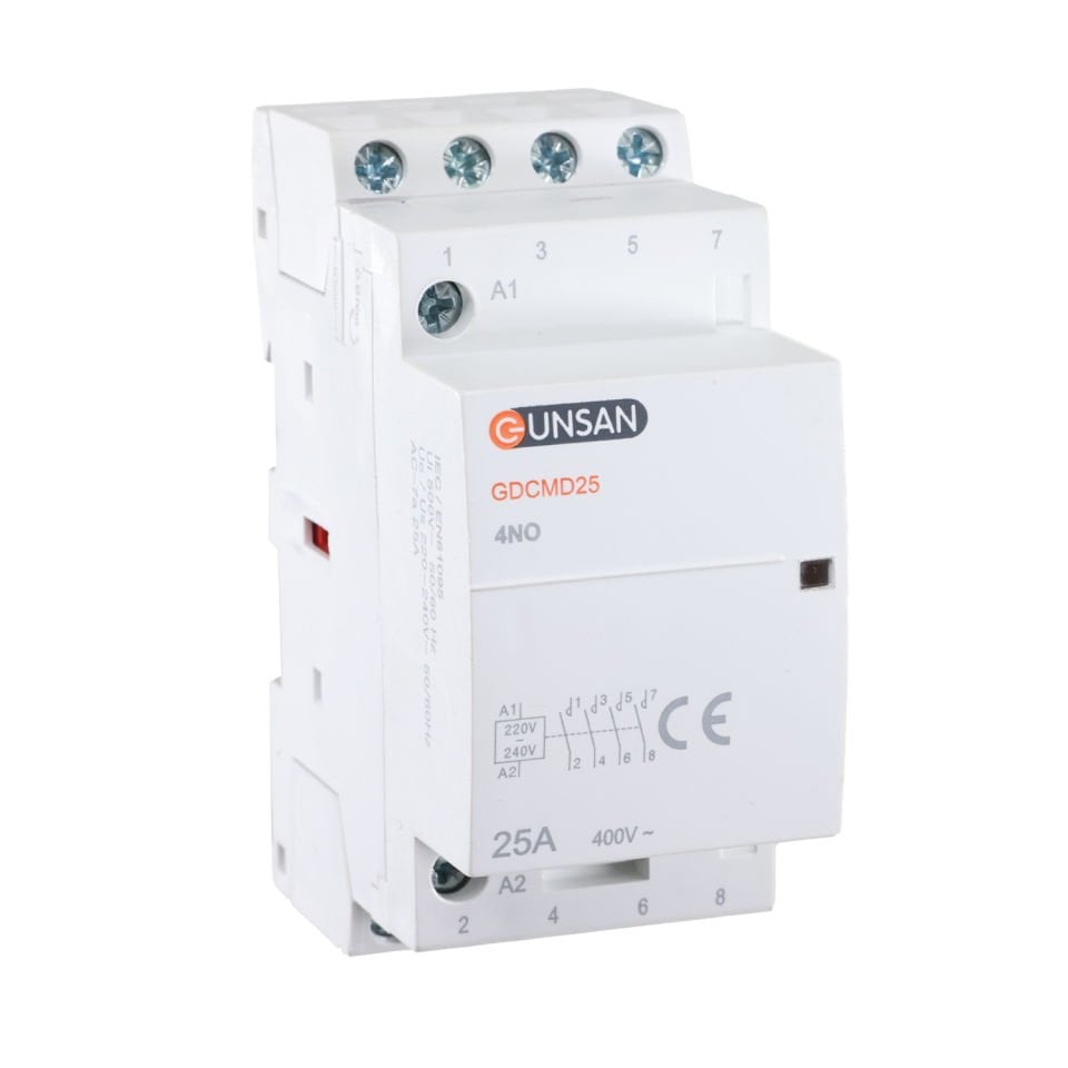 Günsan Valta Modüler Kontaktör 25A 4P 4NO