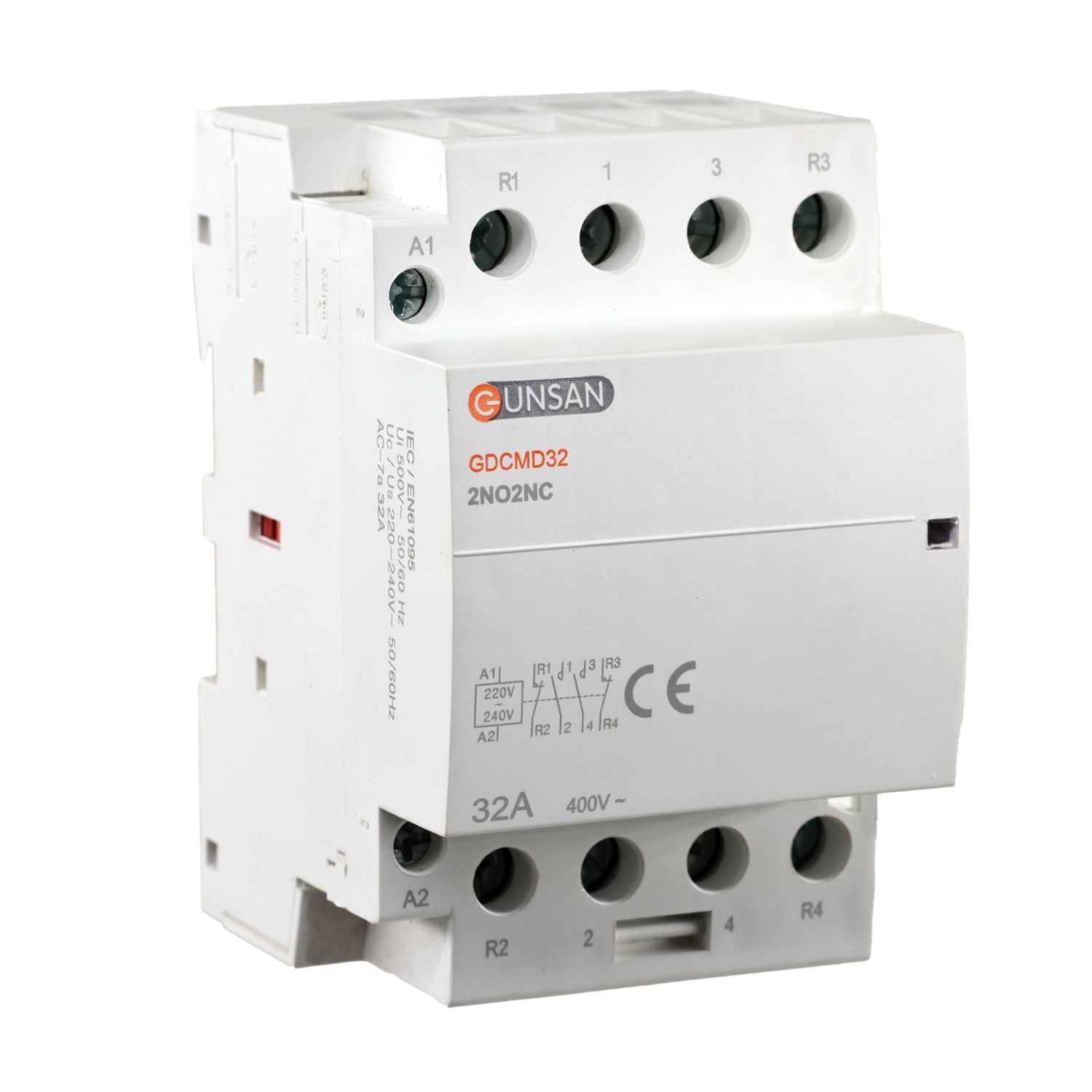 Günsan Valta Modüler Kontaktör 32A 4P 2NO+2NC