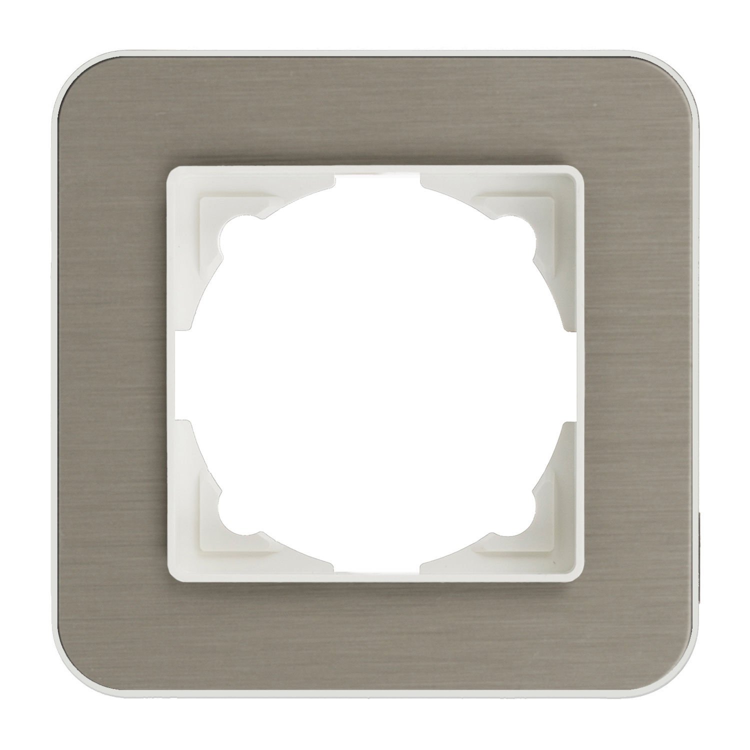 Günsan Radius Fildişi Beyazı & Bronze Tekli Çerçeve