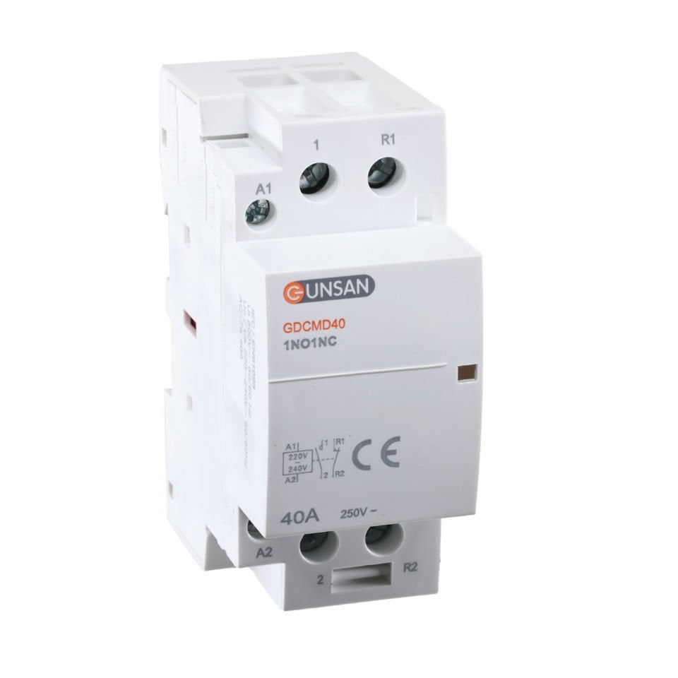Günsan Valta Modüler Kontaktör 40A 2P 1NO+1NC