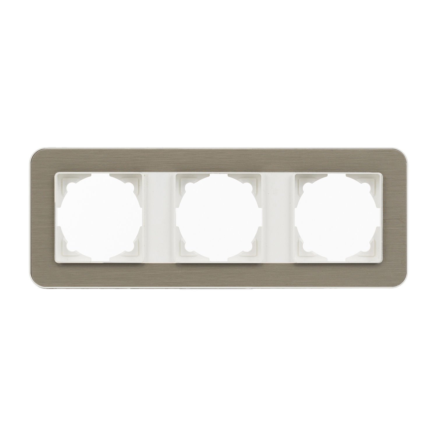 Günsan Radius Fildişi Beyazı & Bronze Üçlü Çerçeve