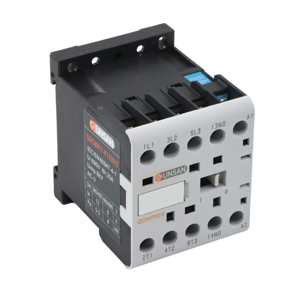 Günsan Valta Mini Kontaktör 12A 1NO 220/230V 50/60Hz