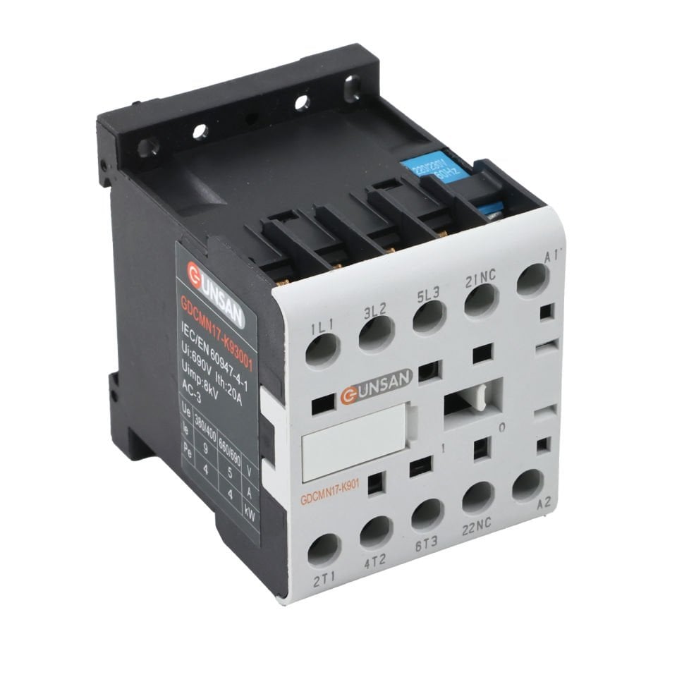 Günsan Valta Mini Kontaktör 9A 1NC 220/230V 50/60Hz