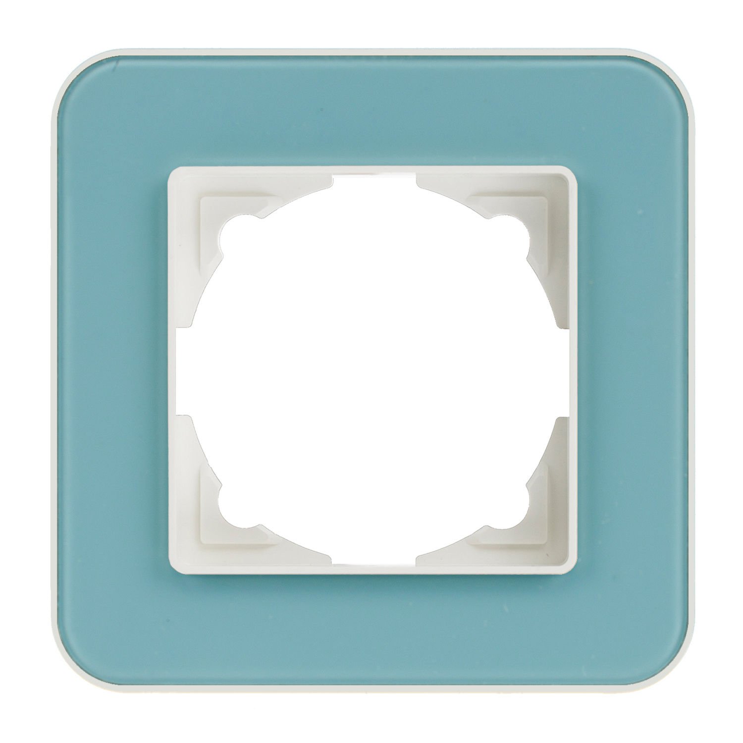 Günsan Radius Fildişi Beyazı & Pastel Green Tekli Çerçeve