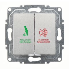 Günsan Eqona Gümüş Vidalı DND/MUR Komütatörü