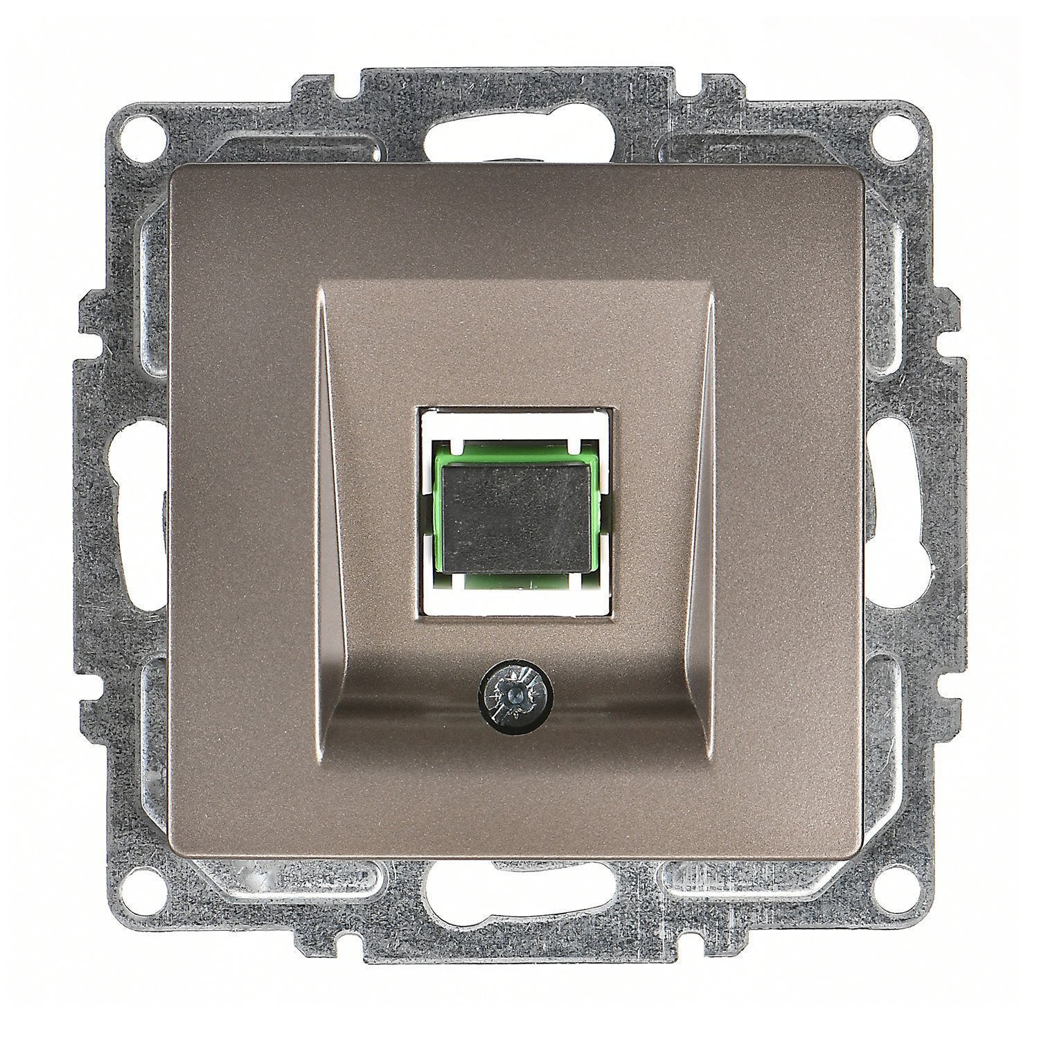 Günsan Visage Mocha Vidalı Fiber Optik Data Prizi