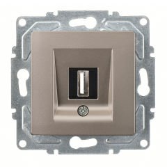 Günsan Visage Mocha Vidalı USB Data Prizi