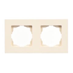 Günsan Eqona Krem İkili Çerçeve