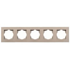 Günsan Eqona Metalik Bej Beşli Çerçeve