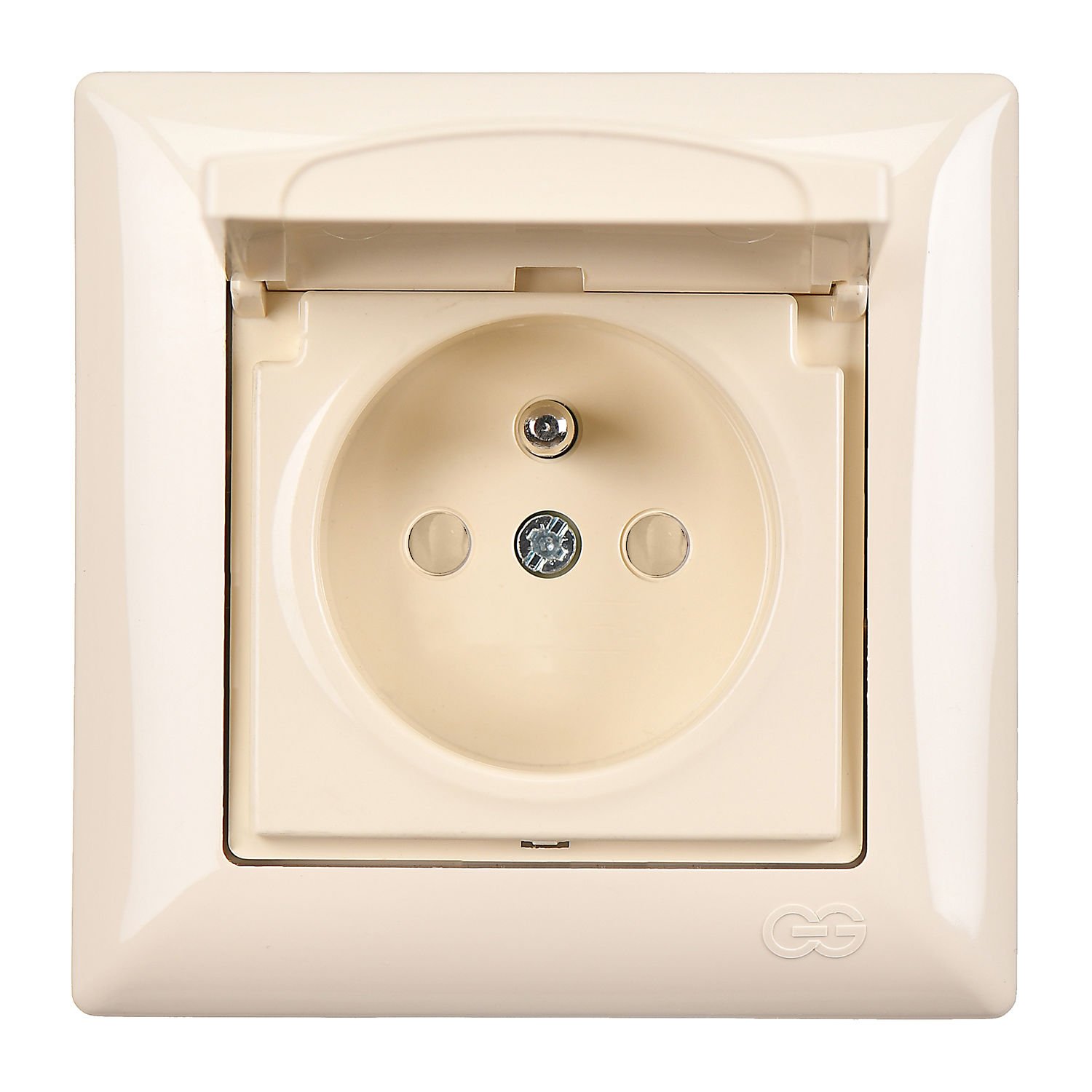 Günsan Visage Krem Çocuk Korumalı Kapaklı UPS Priz (Vidalı)