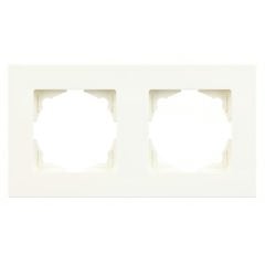 Günsan Eqona Fildişi Beyazı İkili Çerçeve