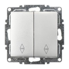 Günsan Visage Gümüş Vidalı Komütatör Vavien Anahtar - 10AX 250V