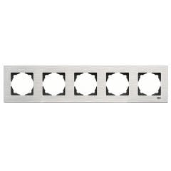 Günsan Eqona Gümüş Inox Beşli Çerçeve