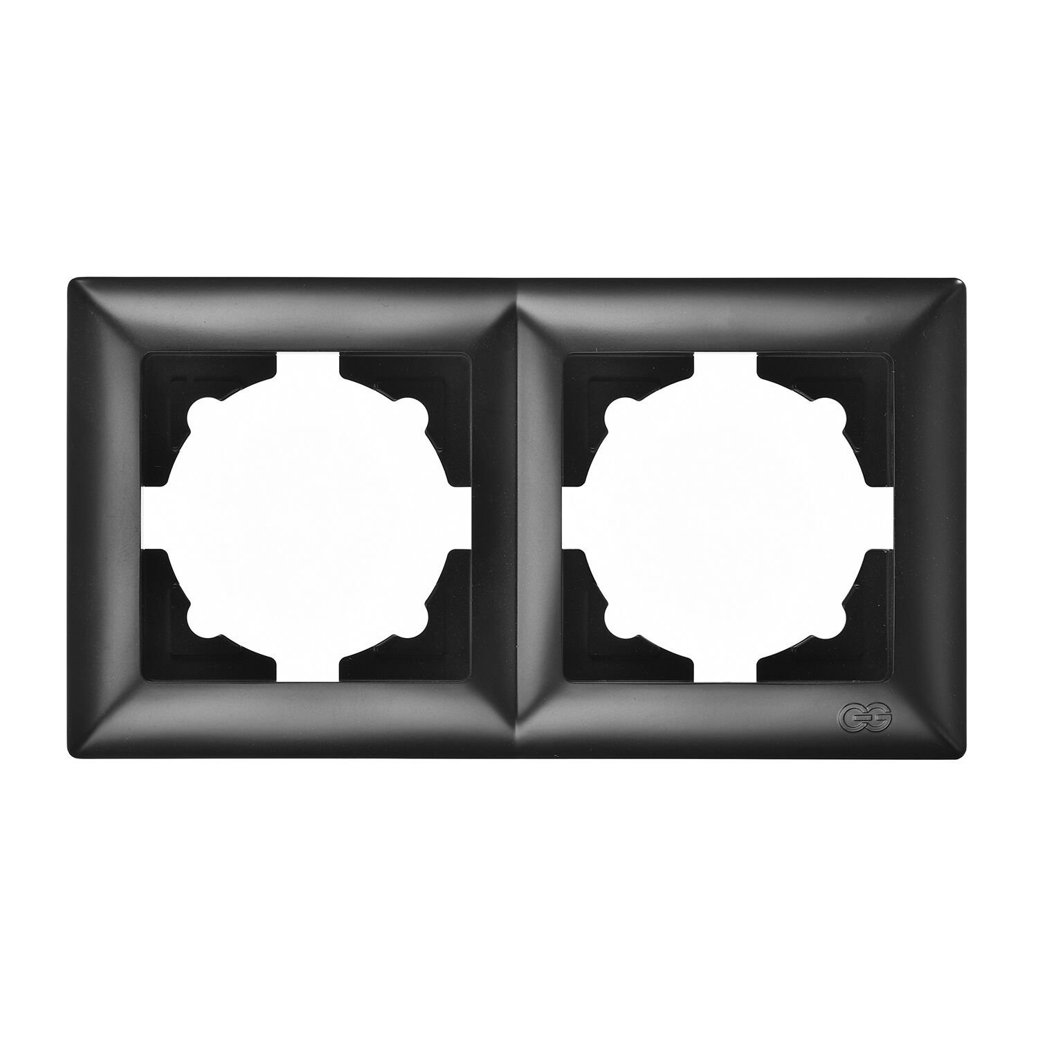 Günsan Visage Metalik Siyah İkili Çerçeve