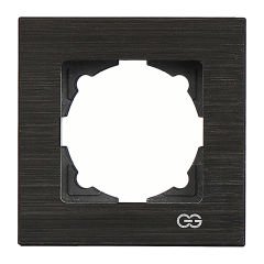 Günsan Eqona Siyah Inox Tekli Çerçeve