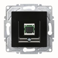 Günsan Eqona Metalik Siyah Vidalı Fiber Optik Data Prizi