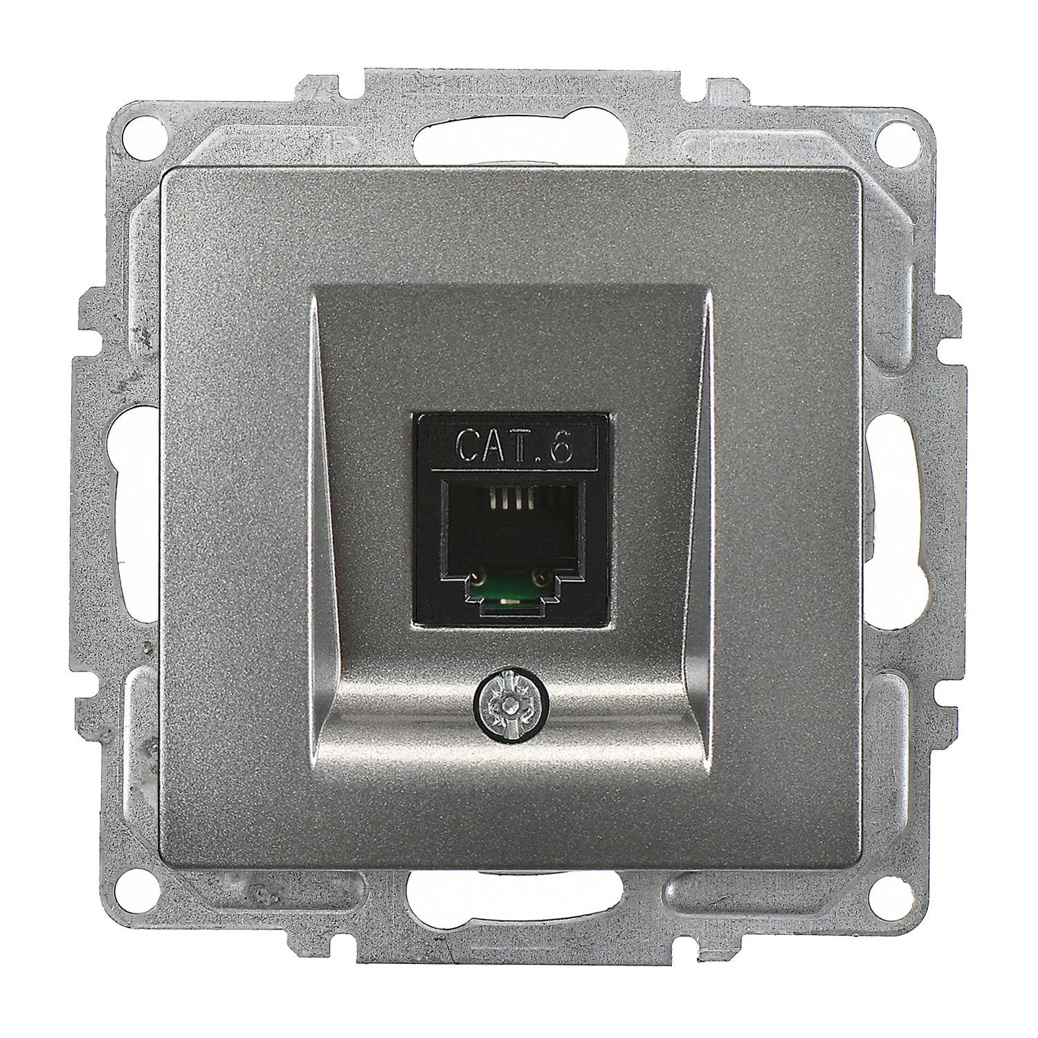 Günsan Visage Füme Vidalı Tekli Data Prizi (RJ45 Cat6)