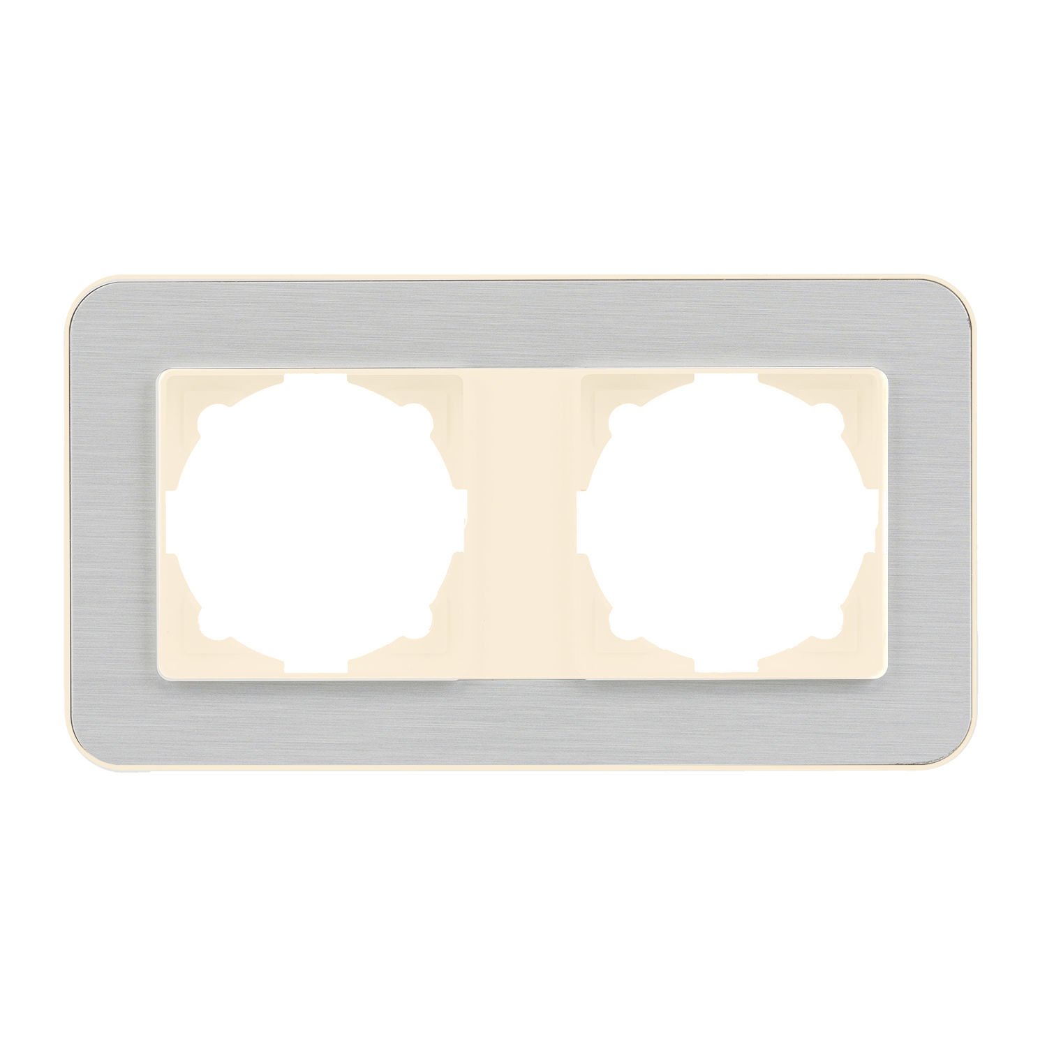 Günsan Radius Krem & Silver Light İkili Çerçeve