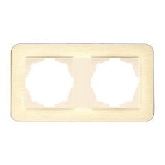 Günsan Radius Krem & Gold İkili Çerçeve