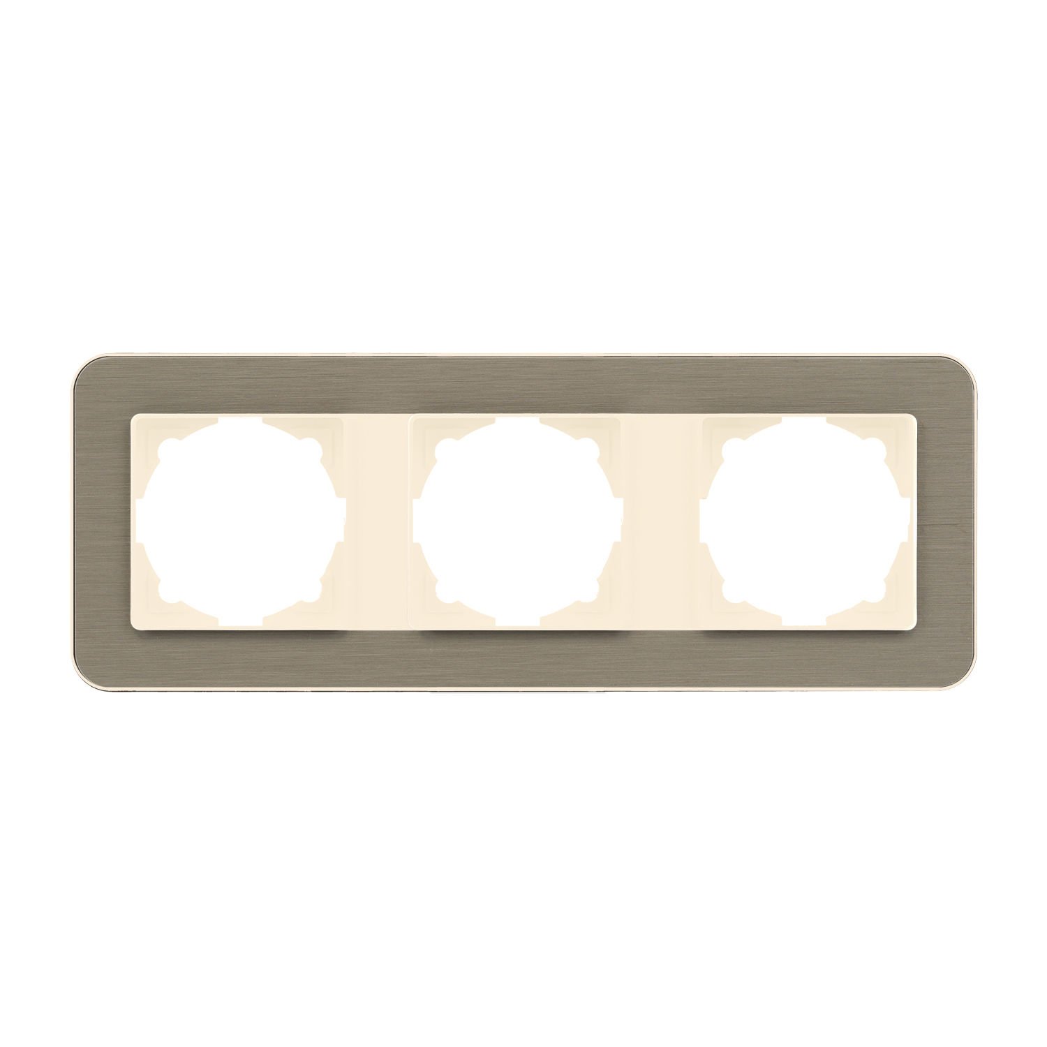 Günsan Radius Krem & Bronze Üçlü Çerçeve