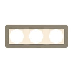 Günsan Radius Krem & Bronze Üçlü Çerçeve