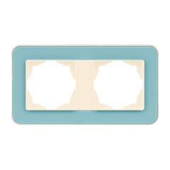 Günsan Radius Krem & Pastel Green İkili Çerçeve