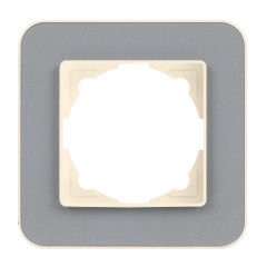 Günsan Radius Krem & Pearl Silver Tekli Çerçeve