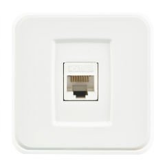 Günsan Misya Beyaz Tekli Data Prizi (RJ45 Cat5E)
