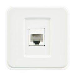 Günsan Misya Beyaz Tekli Data Prizi (RJ45 Cat6)