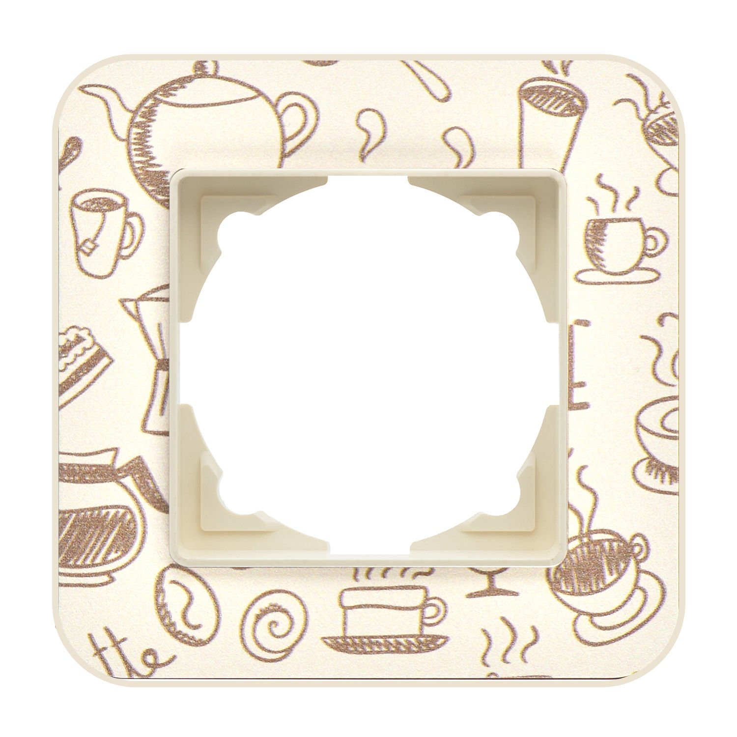 Günsan Radius Krem & Coffee Tekli Çerçeve