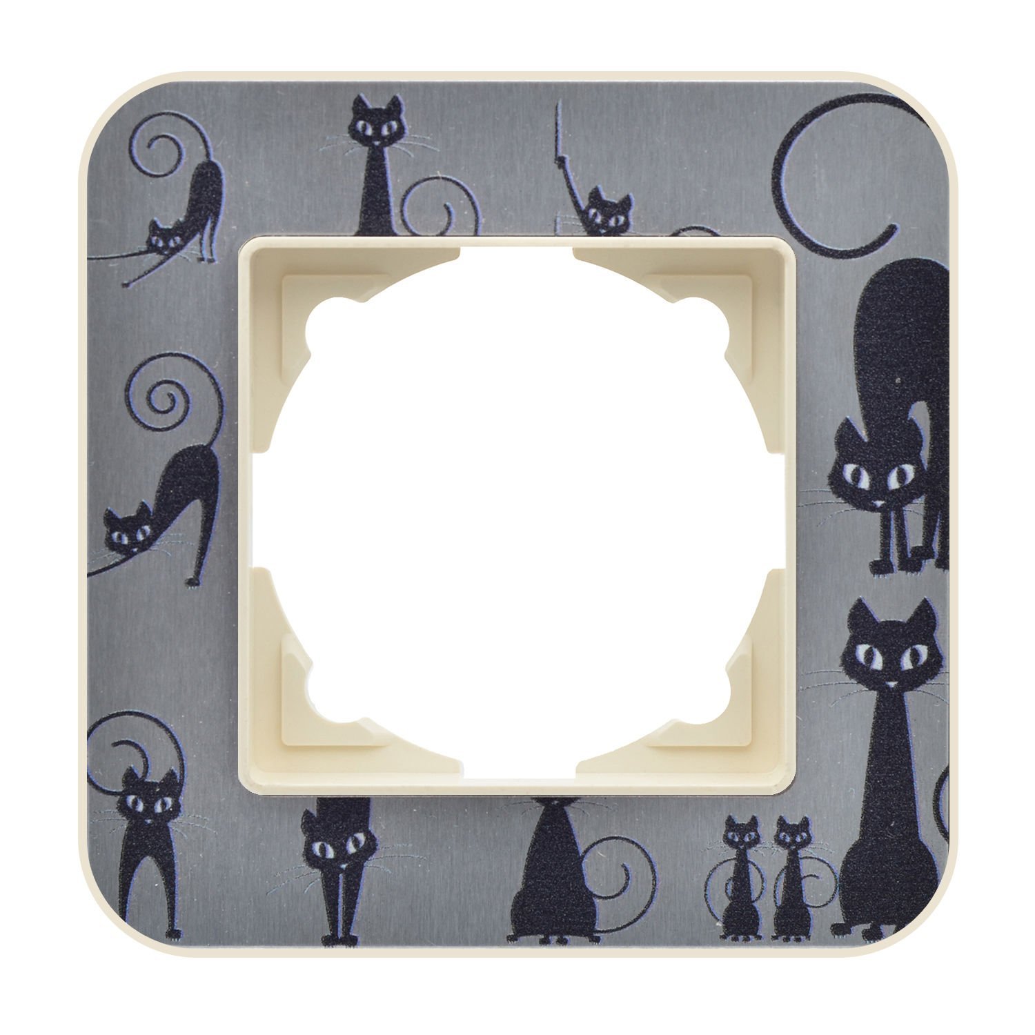 Günsan Radius Krem & Cats Metal Tekli Çerçeve