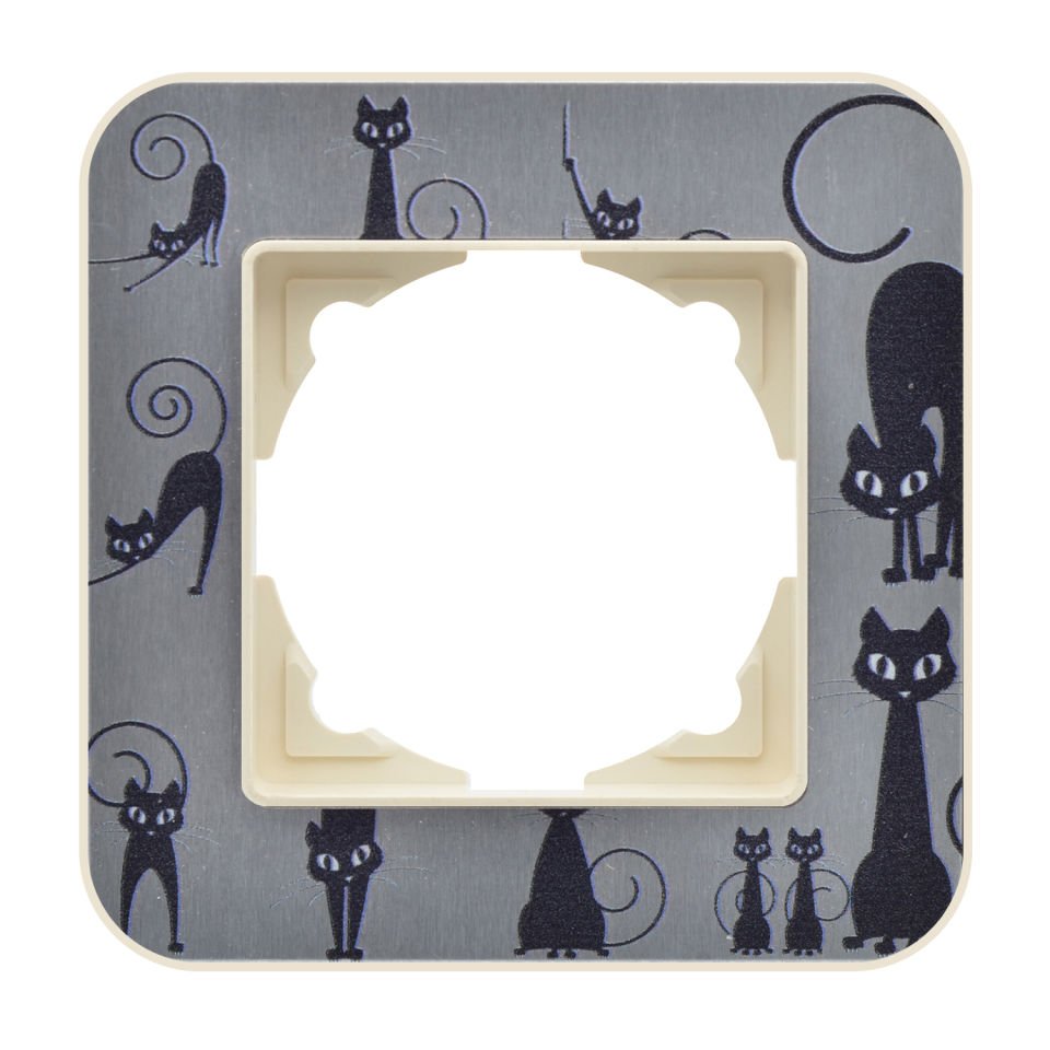 Günsan Radius Krem & Cats Metal Tekli Çerçeve
