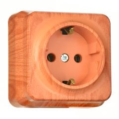 Günsan Fantasy Meşe Topraklı Priz