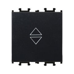 Günsan Domino Siyah Vidalı Geniş Vavien Anahtar - 2M - 16AX 250V