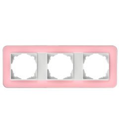 Günsan Radius Gümüş & Powdery Pink Üçlü Çerçeve