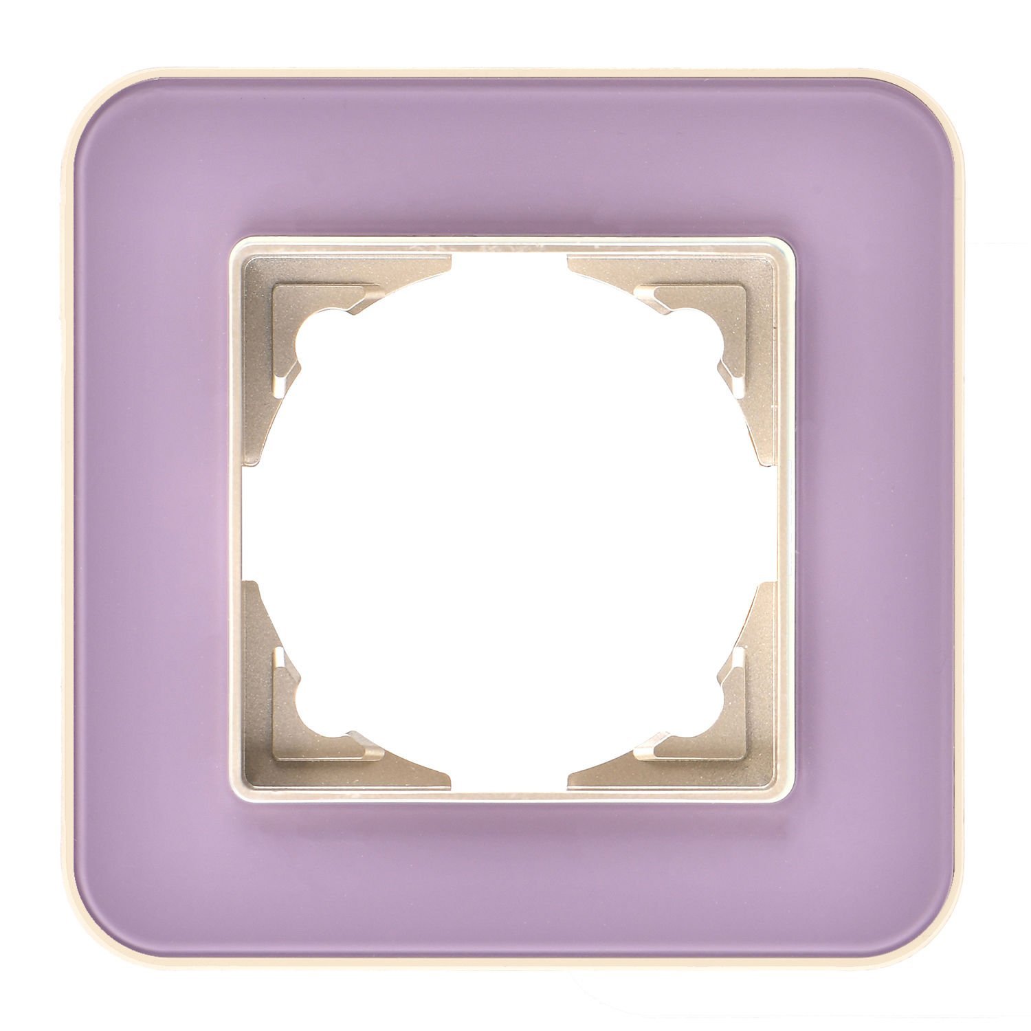 Günsan Radius Elements Tekli Çerçeve Gümüş / Pastel Violet