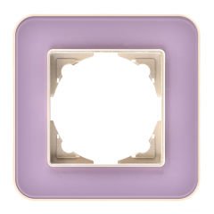 Günsan Radius Elements Tekli Çerçeve Gümüş / Pastel Violet