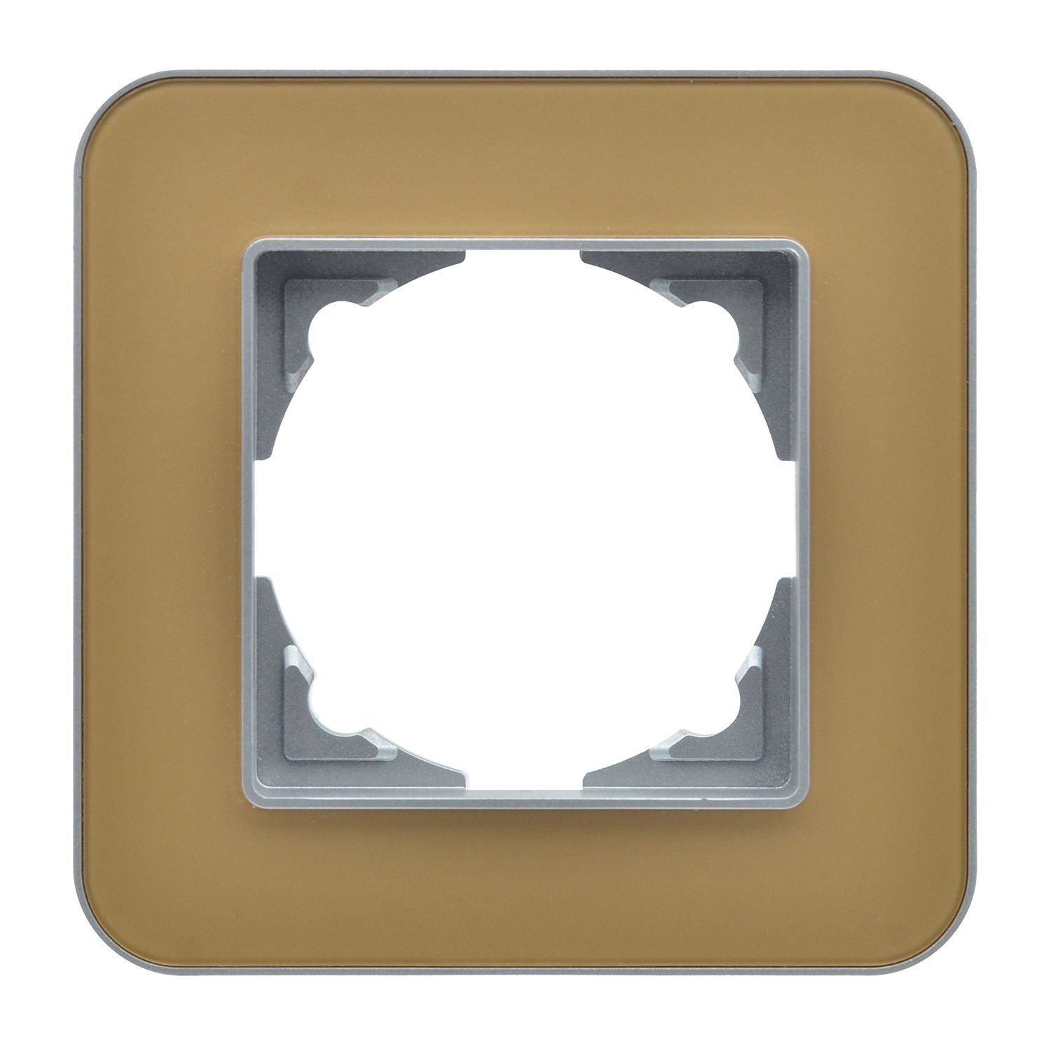 Günsan Radius Gümüş & Pearl Gold Tekli Çerçeve