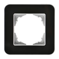 Günsan Radius Elements Tekli Çerçeve Gümüş / Jet Black