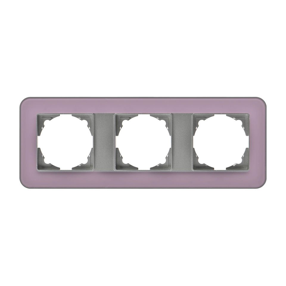 Günsan Radius Gümüş & Dusty Rose Üçlü Çerçeve