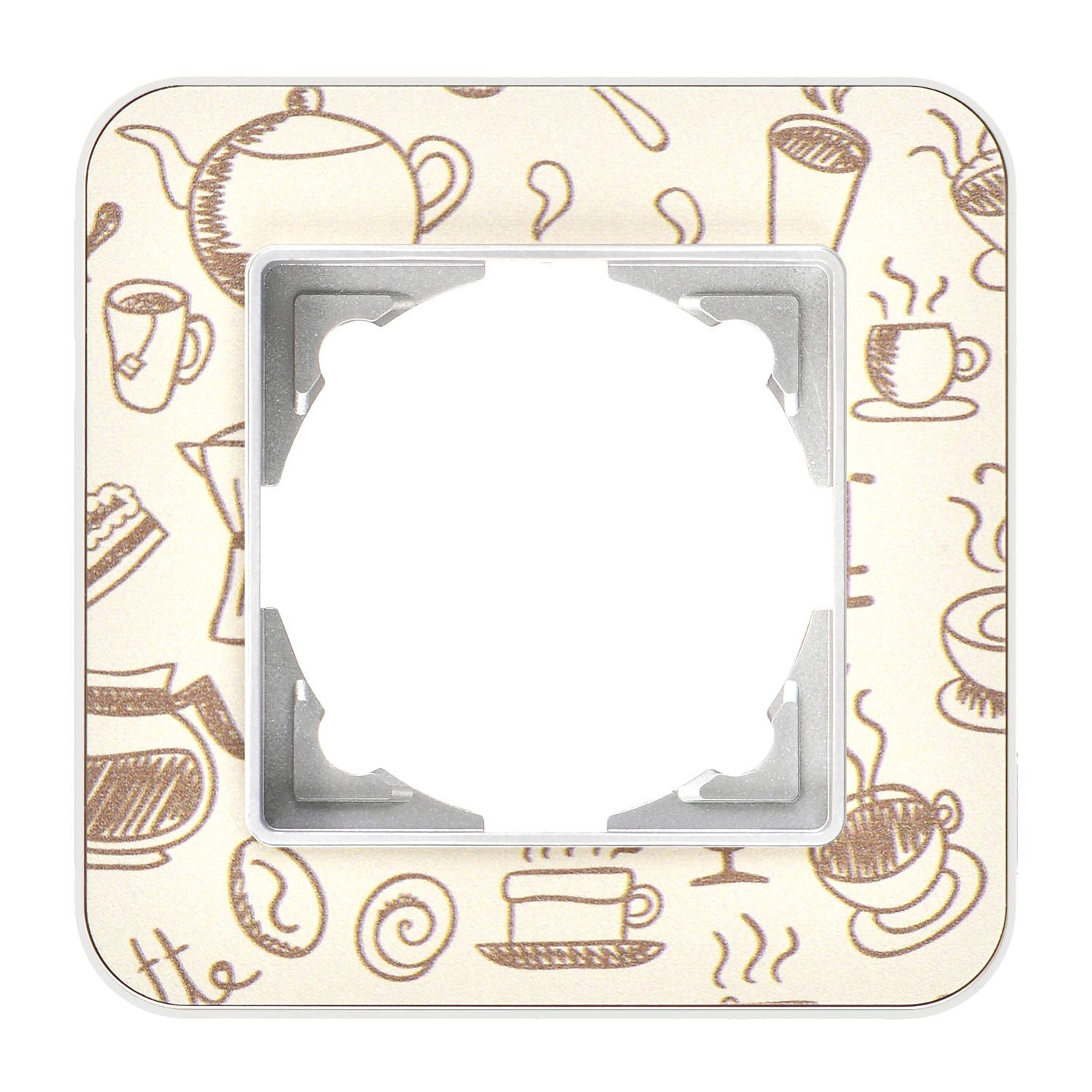 Günsan Radius Gümüş & Coffee Tekli Çerçeve