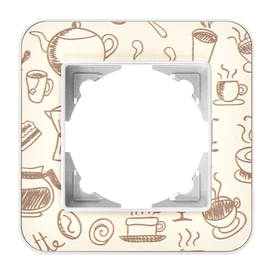 Günsan Radius Gümüş & Coffee Tekli Çerçeve