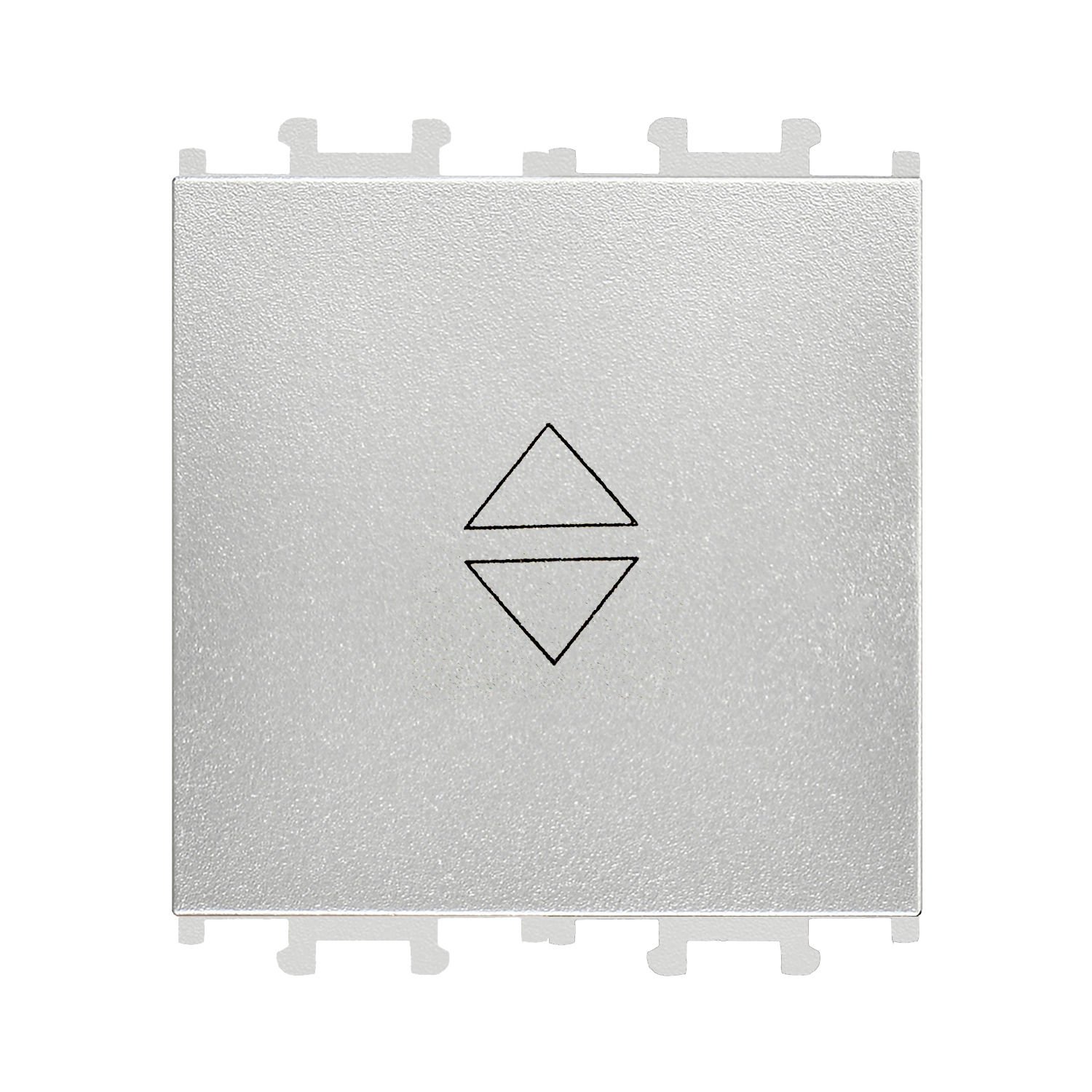 Günsan Domino Gümüş Vidalı Geniş Vavien Anahtar - 2M - 16AX 250V