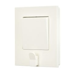 Günsan Eqona Fildişi Beyazı Vidalı Pratik Anahtarlık Anahtar